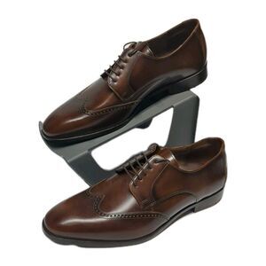 NEW Lloyd Nordstrom Oxford Men Dress Shoes US 8 UK 7 Lace Up Brown Germany Biz